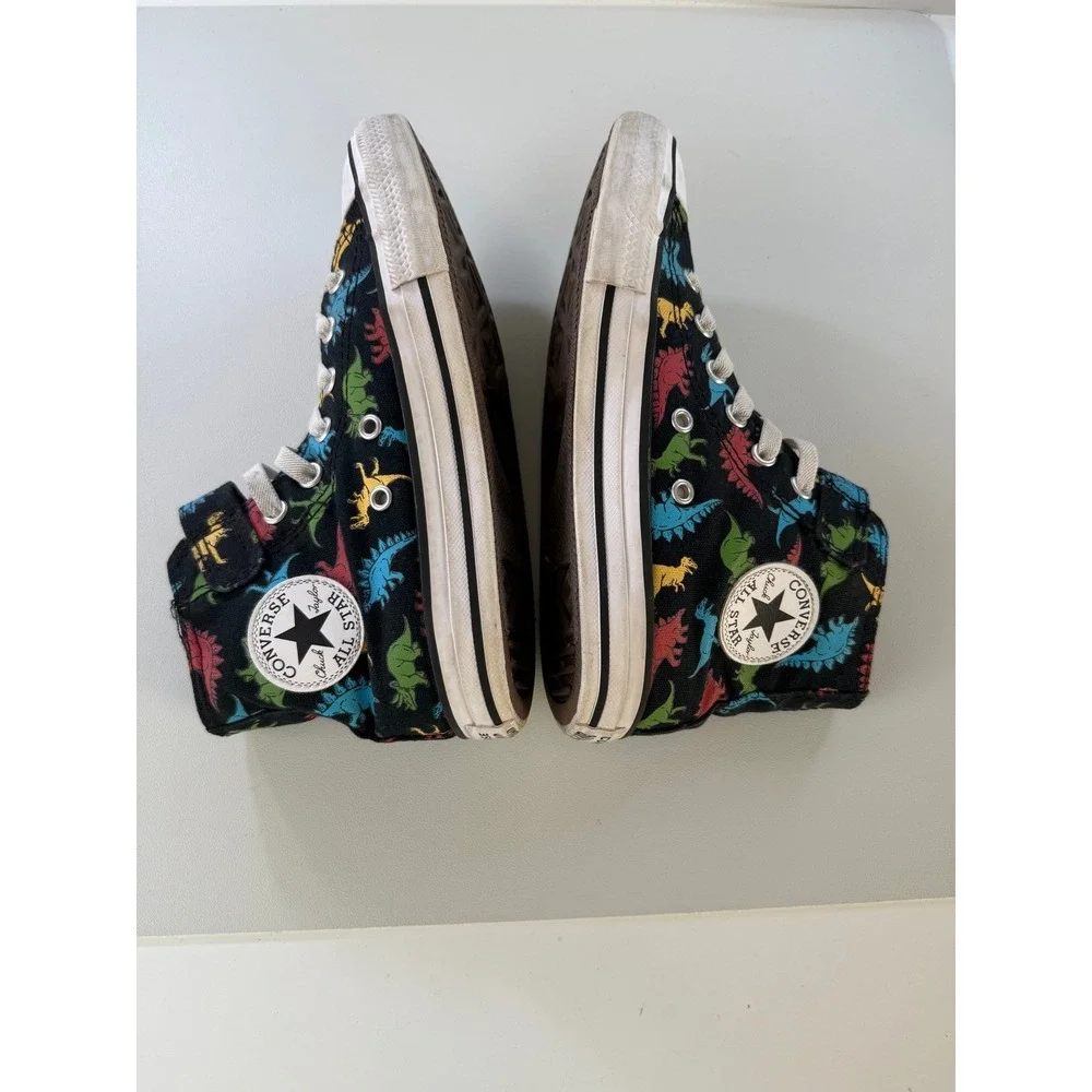 Converse Chuck Taylor All Star‎ High Top Dinosaur Sneakers Youth Size 2